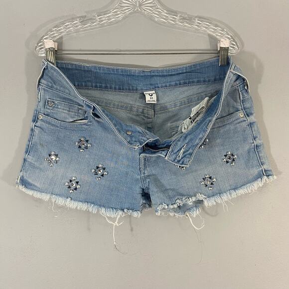 True Religion Keira Low Rise Short with Flaps - Picture 6 of 6